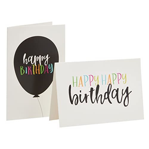 36 unidades, feliz cumpleaños tarjetas de felicitación – 36 diseños únicos, feliz cumpleaños, tarjetas de felicitación Bulk caja de variedad, con sobres incluidos – 4 x 6 pulgadas