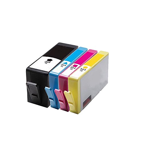 4 cartuchos de tinta compatibles ECS 364XL para HP Printer Photosmart 5510 5511 5512 5514 5515 6510 6512 6515 7510 7515 B010a B109a B109d B109f B110a B110c B110e Photosmart Plus B209a B209c B210a B210c HP Deskjet 3070A 3520 Officejet 4610 4620