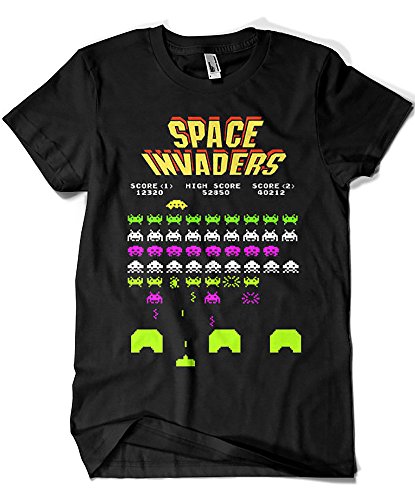 4188-Camiseta Premium, Space Invaders-XL