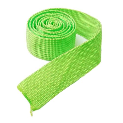 50 mm polipropileno PP resistente cinta cinta correa perro collar arnés mochila al aire libre bolsa piezas, 10yards/lote, Verde Neón, 25 mm,
