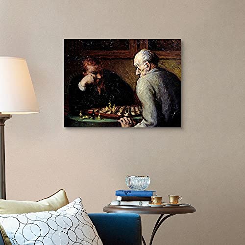 5D Kit de pintura de diamantes, DIY Diamond Painting Kit Punto de Cruz Diamante Rhinestone Bordado Manualidadespara la relajación y la decoración de paredes del hoga the chess players