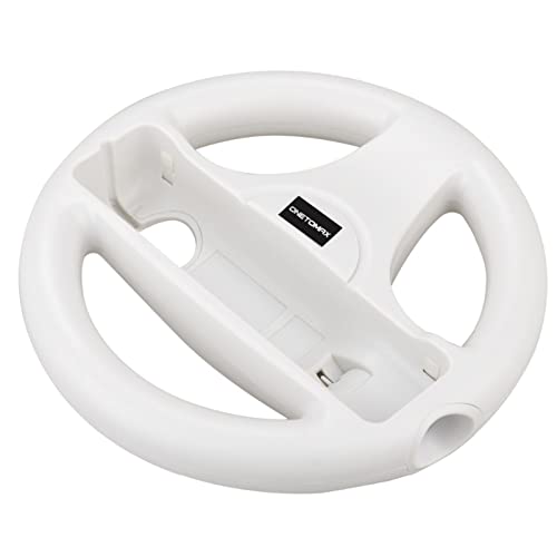 AAAALP Volante para controlador para Wii Remote Game Controller Blanco Rosa Negro (Color: Azul)