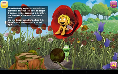 Abeja Maya y La Corona de la Reina, una aventura educativa con más de 25 juegos educativos para niños.