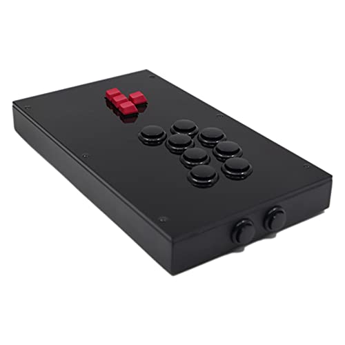 Accesorios de consola de juegos RAC-J800K Botones de teclado Arcade Joystick Fight Stick Stick Fit para PS4 / PS3 / PC Sanwa obsf-30 Cherry Mx Black Palanca de mando ( Color : PS4 PS3 PC Version )