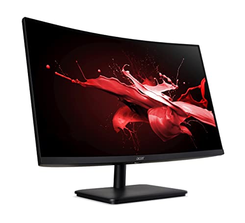 Acer ED270Xbiipx - Monitor Gaming Curvo de 27" Full HD 240 Hz (1920x1080, Pantalla VA LED, 1500 R, ZeroFrame, FreeSync Premium, 1ms VRB, 250nits, 2xHDMI DP Audio Out, EU EMEA MPRII) - Color Negro