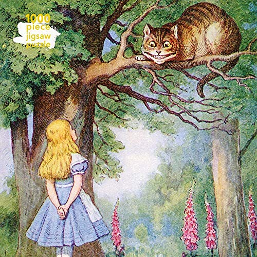 Adult Jigsaw Puzzle Alice and The Cheshire Cat: 1000-piece Jigsaw Puzzles