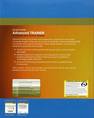 Advanced Trainer. Second edition. Six Practice Tests without answers and downloadable audio: Second edition. Six Practice Tests without answers and downloadable audio