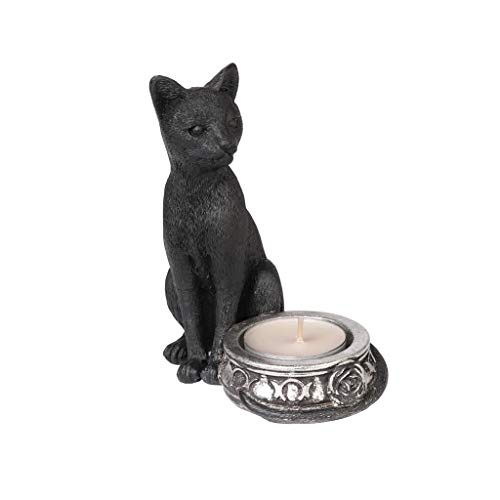 Alchemy Gothic - - Coup de coeur - Porte bougie Black Cat Tealight