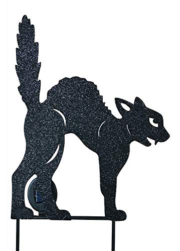 Alchemy Gothic Lámpara animal Black Cat Garden Light