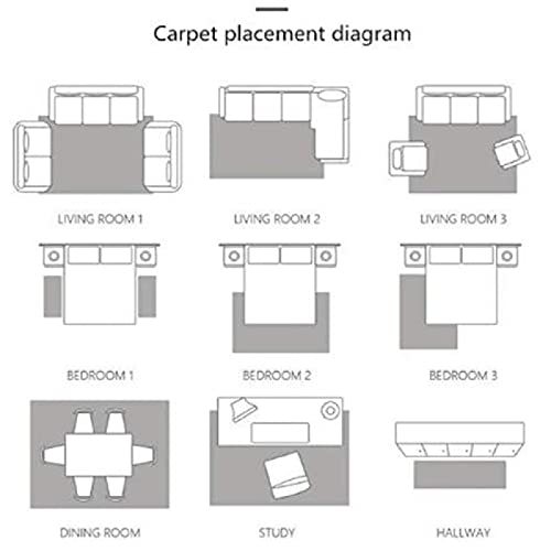 Alfombras Niña Alfombras De Pie De Cama Diseño de patrón retro de color café azul sala de estar dormitorio para adultos seguro antideslizante, lavable a máquina y no se decolora Alfombra Habitacion Ju