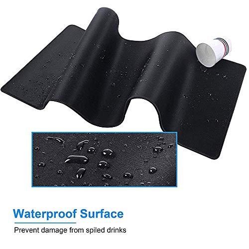 alfombrilla de ratón teclado White Arctic fox Super game mouse pad xxl teclado pad escritorio pad antideslizante impermeable suave