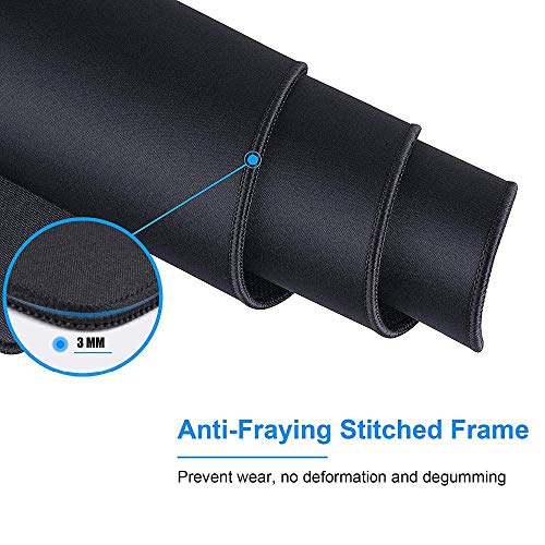 alfombrilla de ratón teclado White Arctic fox Super game mouse pad xxl teclado pad escritorio pad antideslizante impermeable suave