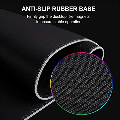 Alfrombrillas de ratón para Gamers Anime Sword Art Online Mat RGB Accesorios de computadora Kawaii Girl Gaming Starry Sky Deskmat Mousepad Lindo 800x300mm