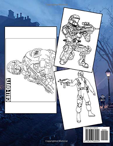 Amazing Book! - Call of Duty Coloring Book: Wonderful Gift For All Call of Duty fans