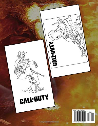 Amazing Book! - Call of Duty Coloring Book: Wonderful Gift For All Call of Duty fans