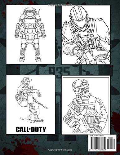Amazing Book! - Call of Duty Coloring Book: Wonderful Gift For All Call of Duty fans