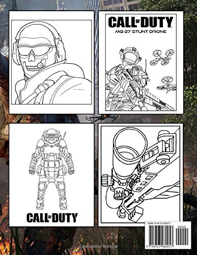 Amazing Book! - Call of Duty Coloring Book: Wonderful Gift For All Call of Duty fans