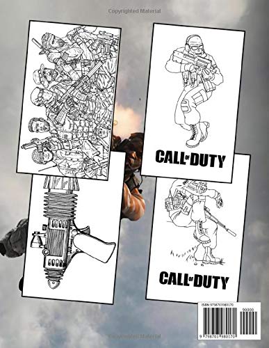Amazing Book! - Call of Duty Coloring Book: Wonderful Gift For All Call of Duty fans