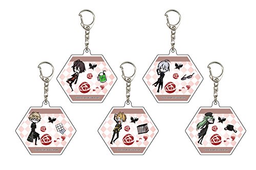 Amnesia 01 Graph Art Design Acrylic Key Chain Hexagonal Box