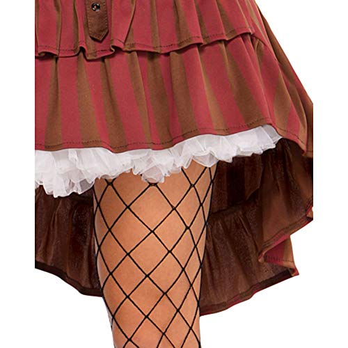 amscan 844604-55 Disfraz de pirata para mujer con sombrero y mangas-Talla 8-10-1 PC