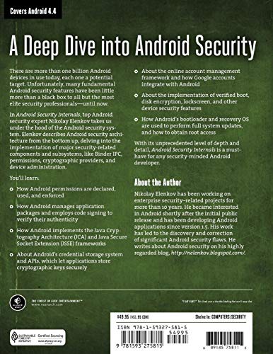 Android Security Internals: An In-Depth Guide to Android's Security Architecture