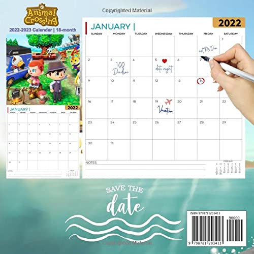 Animal Crossing: OFFICIAL 2022 Calendar - Video Game calendar 2022 - Animal Crossing -18 monthly 2022-2023 Calendar - Planner Gifts for boys girls ... games Kalendar Calendario Calendrier). 7