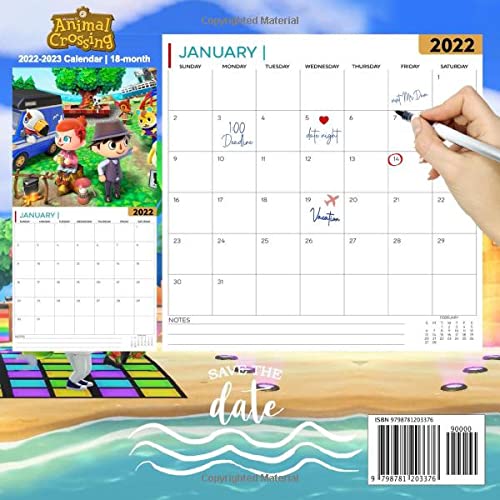 Animal Crossing: OFFICIAL 2022 Calendar - Video Game calendar 2022 - Animal Crossing -18 monthly 2022-2023 Calendar - Planner Gifts for boys girls ... games Kalendar Calendario Calendrier). 6
