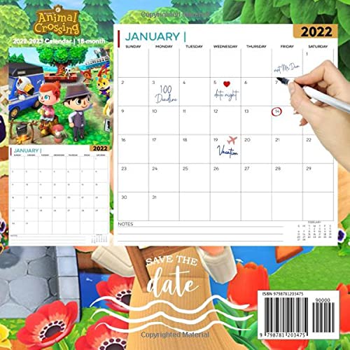 Animal Crossing: OFFICIAL 2022 Calendar - Video Game calendar 2022 - Animal Crossing -18 monthly 2022-2023 Calendar - Planner Gifts for boys girls ... games Kalendar Calendario Calendrier). 10