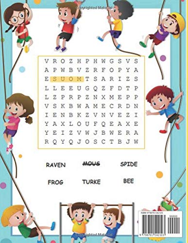Animals 144 word search puzzle: Practice Spelling, Learn animals Vocabulary, and Improve Reading Skills With 144 Puzzles and list of animals types ... kids & children all ages epically 5-8 & 8-11
