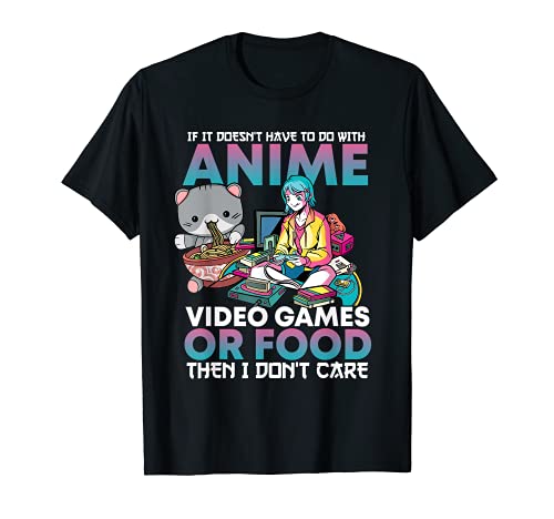 Anime Videojuegos y Comida Divertido Sushi Japonés Regalo Anime Camiseta