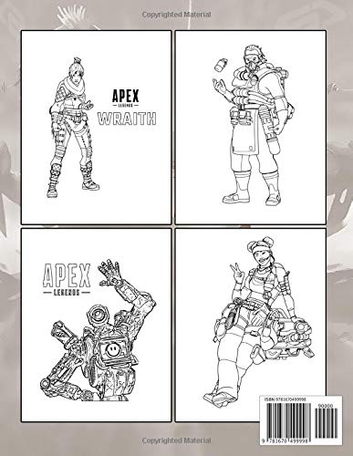 Apex Legends Coloring Book: Great coloring book for Apex Legends fans