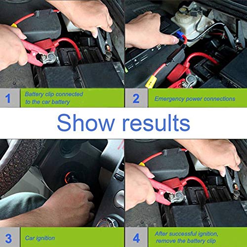 Appearanice Mini Portable 82800mAh Pack Car Jump Starter Multifunction Emergency Charger Booster Power Bank Battery 600A UK Plug