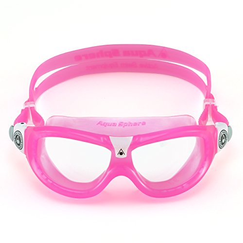 Aqua Sphere Kid's Seal 2 - Gafas de natación regulares, color rosa y transparente, talla única