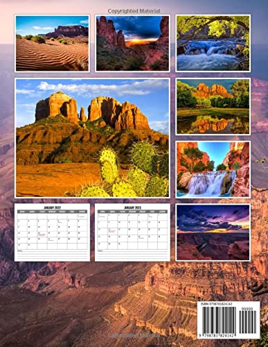 Arizona 2022 Calendar: USA Southwest State Nature Gift Idea 2022-2023 Planner For Friends Family To Welcome A New Year With Exciting Adventure Kalendar calendario calendrier