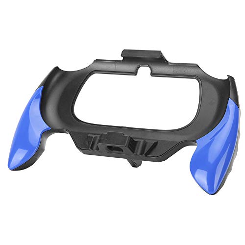 ASHATA 2 Piezas de Agarre de Mano para PS Vita 2000, Soporte de plástico para manija de gatillo, Soporte de Caja para PS Vita 2000, Accesorio de Soporte de Agarre de Manillar para Gamepad(Azul)