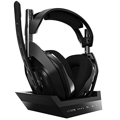 Astro Gaming A50 Auriculares Inalámbricos para Gaming Y Estación-Base De Carga + A50 Auriculares Inalámbricos Mod Kit Gen 4 para Aislamiento De Ruido
