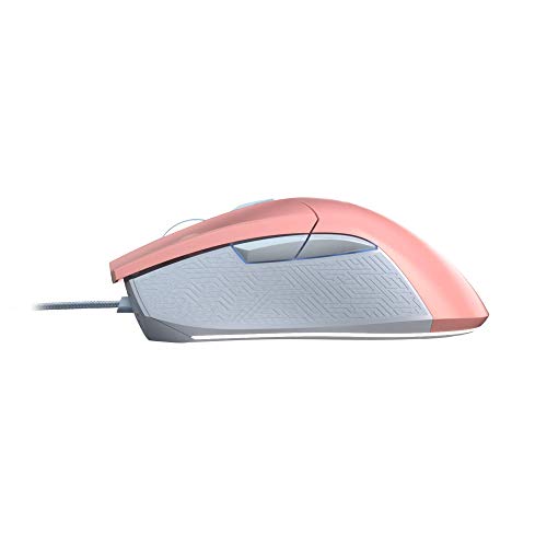 ASUS ROG Gladius II Origin PNK LTD - Ratón Gaming por Cable Ligero y ergonómico Equipado con un Sensor de 12000 PPP, interruptores Desmontables e iluminación Aura Sync