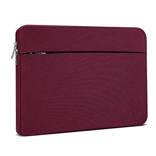 AtailorBird Funda Ordenador Portatil 14 Pulgadas,Bolsa pc Portátil Impermeable Anti-rasguños Antigolpes,Funda 14 Acolchada per Laptop/Notebook/MacBook/Chromebook -Vino Tinto