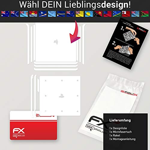 atFoliX Diseño Pegatina compatible con Sony PlayStation 4 Pro PS4 Pro, elija su diseño favorito, Design Skin (Banderas de Australia y Oceanía)