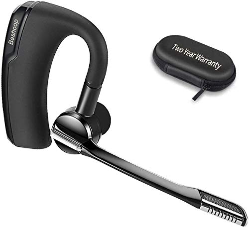 Auricular Bluetooth V5.0, Ultra peso ligero (12g) Manos Libres Bluetooth Auriculares Cancelación del Ruido Auricular Inalámbrico para Móvil iPhone Ipad Samsung HUAWEI LG Sony HTC XIAOMI