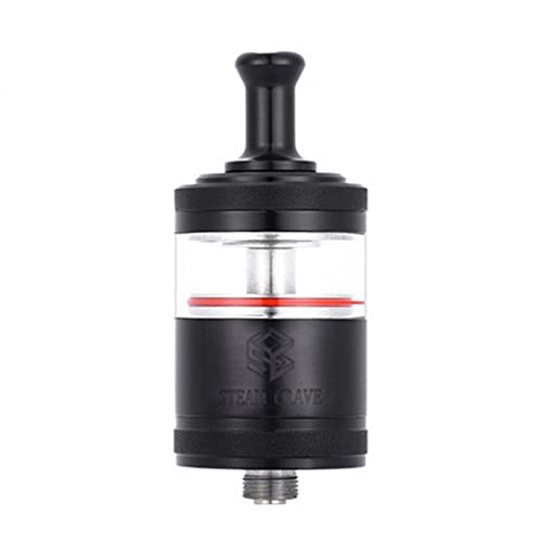 Authentic Steam Crave Aromamizer Classic MTL RTA Atomizer 3,5 ml, 0,8 mm, 1,0 mm, 1,5 mm, 2,0 mm Air Pin, 23 mm (negro)