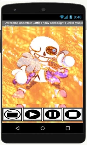 Awesome Undertale Battle Friday Sans Night Funkin Music Player