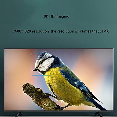 AWYST Cable DP 8K HDMI 2.1 Cable de Alta Velocidad 48Gbps Chapado en Oro 8K / 60Hz, 4K / 120Hz Compatible para computadora portátil, Monitor, PS5, PS4 y más Display Port (tamaño : 3m)