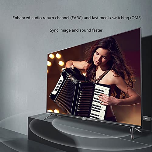 AWYST Cable DP 8K HDMI 2.1 Cable de Alta Velocidad 48Gbps Chapado en Oro 8K / 60Hz, 4K / 120Hz Compatible para computadora portátil, Monitor, PS5, PS4 y más Display Port (tamaño : 3m)