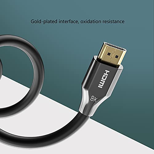 AWYST Cable DP 8K HDMI 2.1 Cable de Alta Velocidad 48Gbps Chapado en Oro 8K / 60Hz, 4K / 120Hz Compatible para computadora portátil, Monitor, PS5, PS4 y más Display Port (tamaño : 3m)