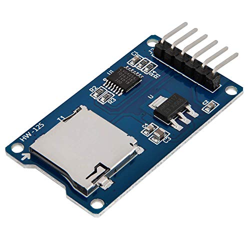 AZDelivery 25 x SPI Reader Lector de Tarjeta SD TF modulo Memory Card Shield Compatible con Arduino con E-Book Incluido!