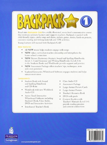 Backpack Gold 1 Workbook, CD and Content Reader Pack Spain