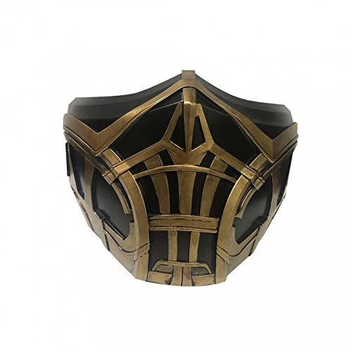 BAJIE Máscara de Halloween Juego Mortal Kombat Subzero Máscara Máscara Hecha de Resina Accesorios para Juegos de rol de Halloween