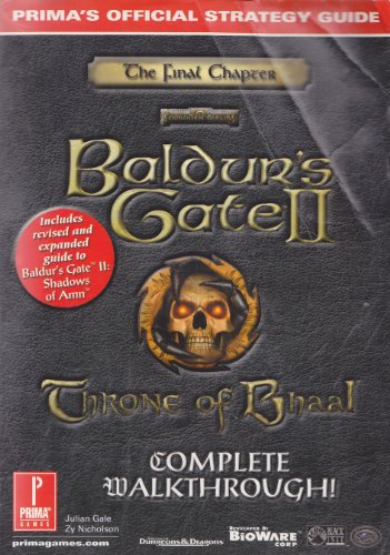 Baldur's Gate 2: Throne of Bhaal Official Strategy Guide