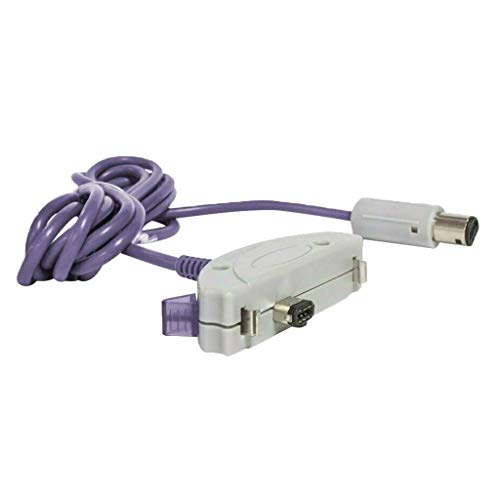 balikha Cable de Enlace Compatible con Game Boy Advance Y Purple 1.8m